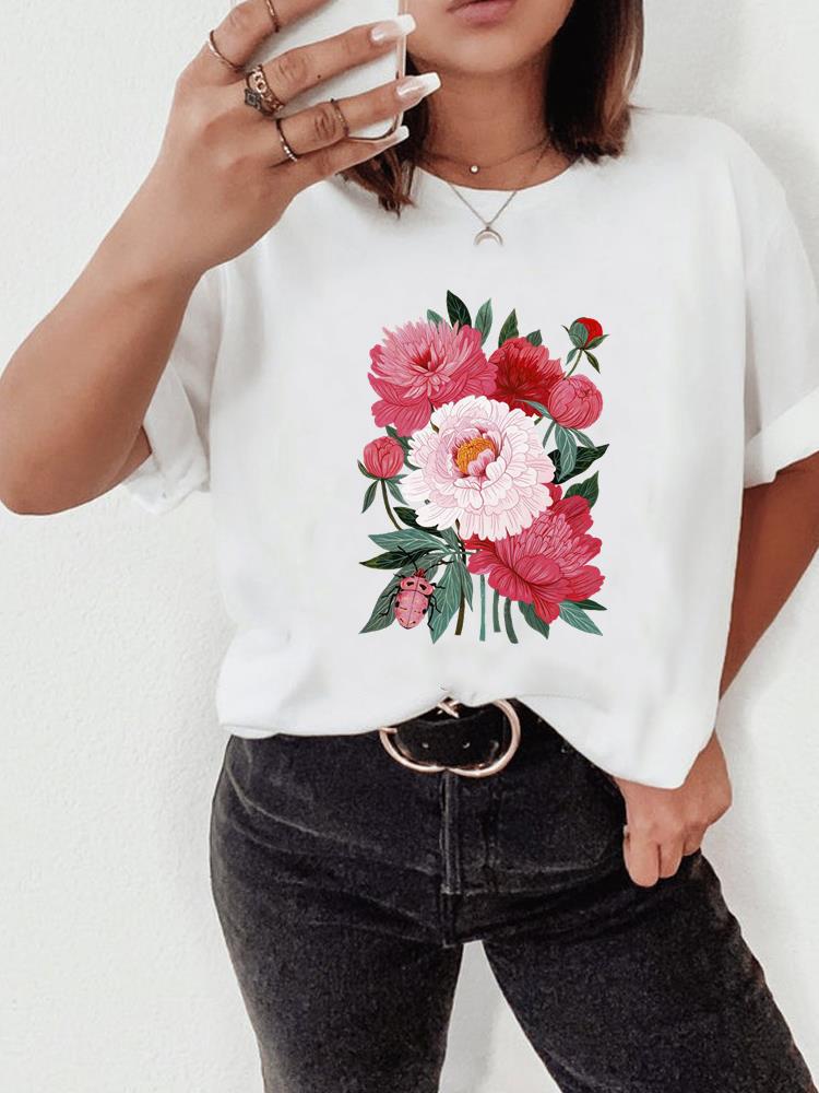 100% cotton printed T-shirt | Womens T-Shirts Clothing T-Shirts