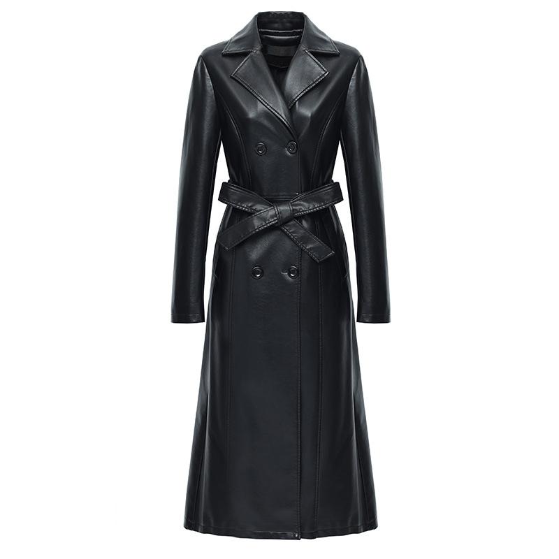 100% leather trench coat with belt | Womens Coats Clothing Coats