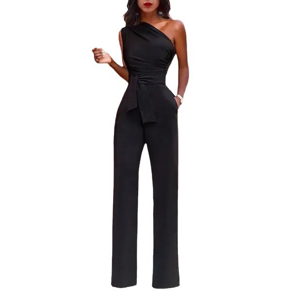 Asymmetric velvet jumpsuit | Womens Dresses & Jumpsuits Clothing Dresses & Jumpsuits