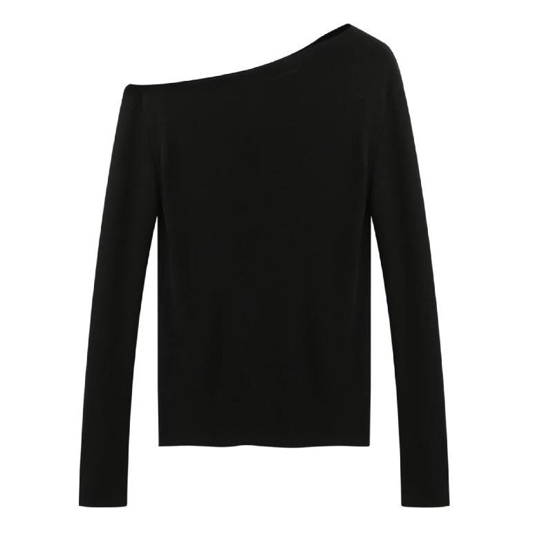 Asymmetric velvet top | Womens Tops Clothing Tops