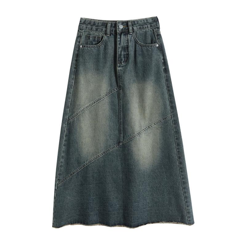 Asymmetrical denim skirt | Womens Skirts Clothing Skirts