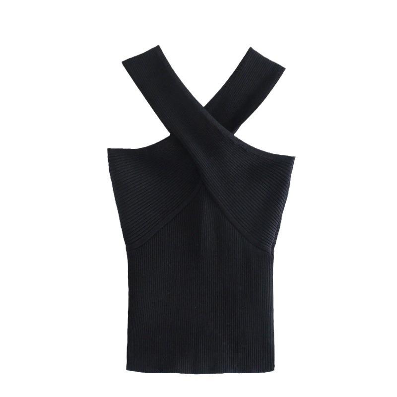 Asymmetrical top with wide straps | Womens Tops Clothing Tops