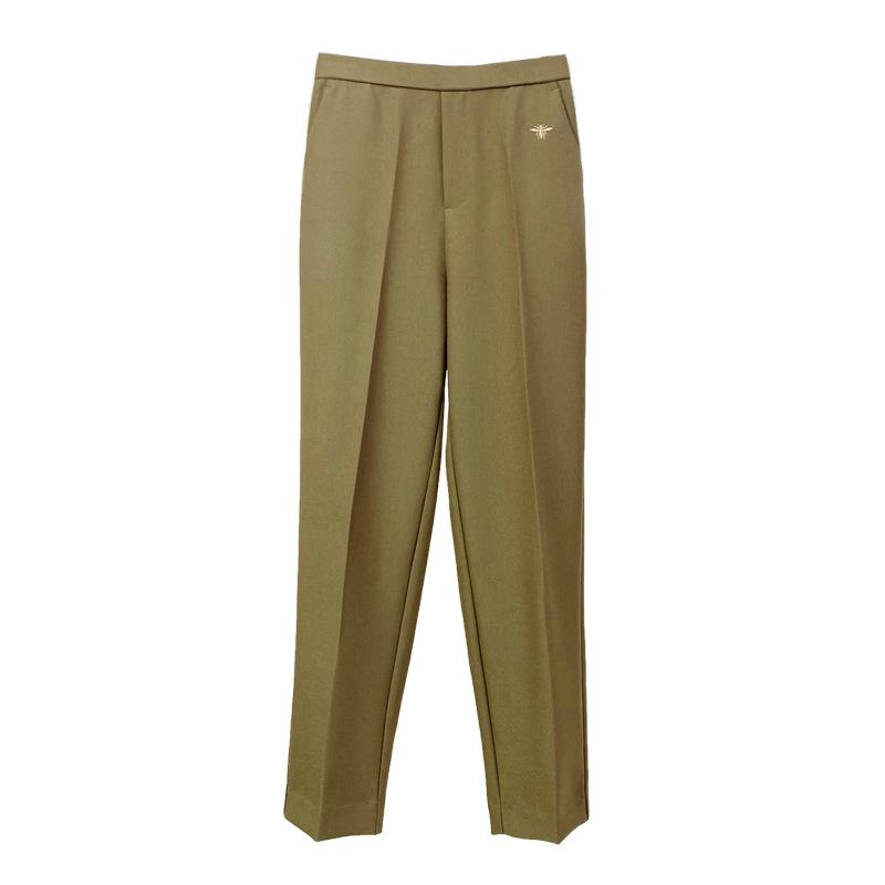 Belt straight-fit pants | Womens Trousers Clothing Trousers