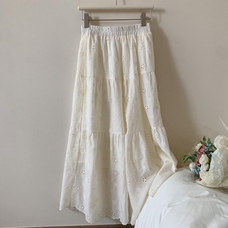 Broderie anglaise cotton skirt | Womens Skirts Clothing Skirts