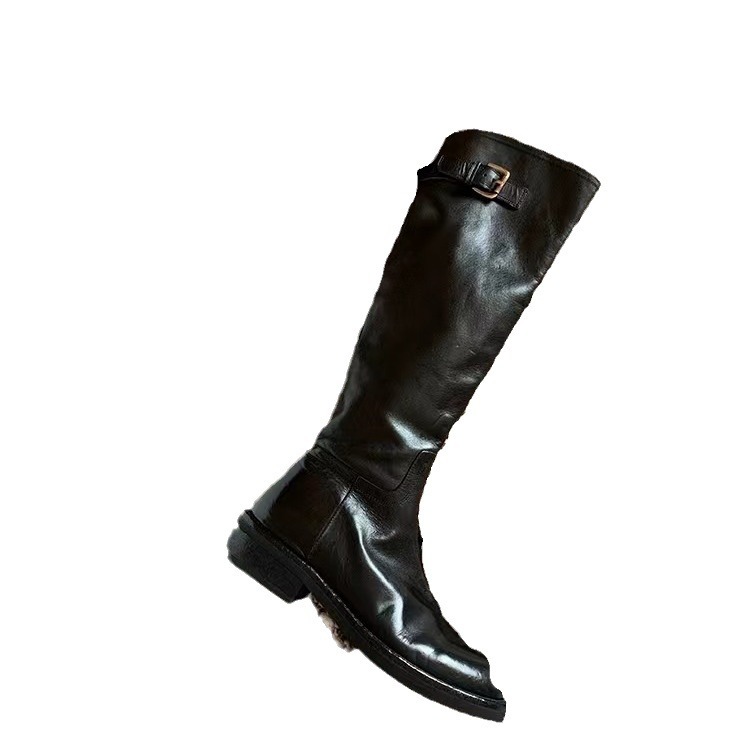 Buckles leather boots | Womens Boots & Ankle Boots Boots & Ankle Boots Boots & Ankle Boots