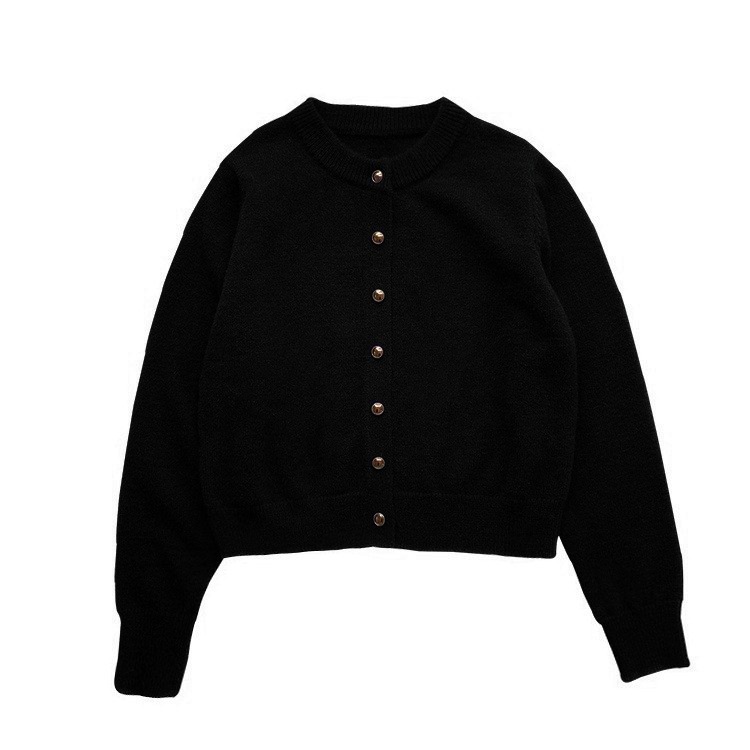 Buttoned round neck cardigan | Womens Sweaters & Cardigans Clothing Sweaters & Cardigans