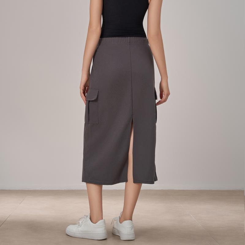 Cargo skirt with slit | Womens Skirts Clothing Skirts