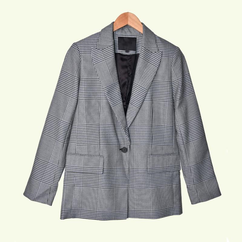 Check-print blazer | Womens Blazers Blazers Blazers