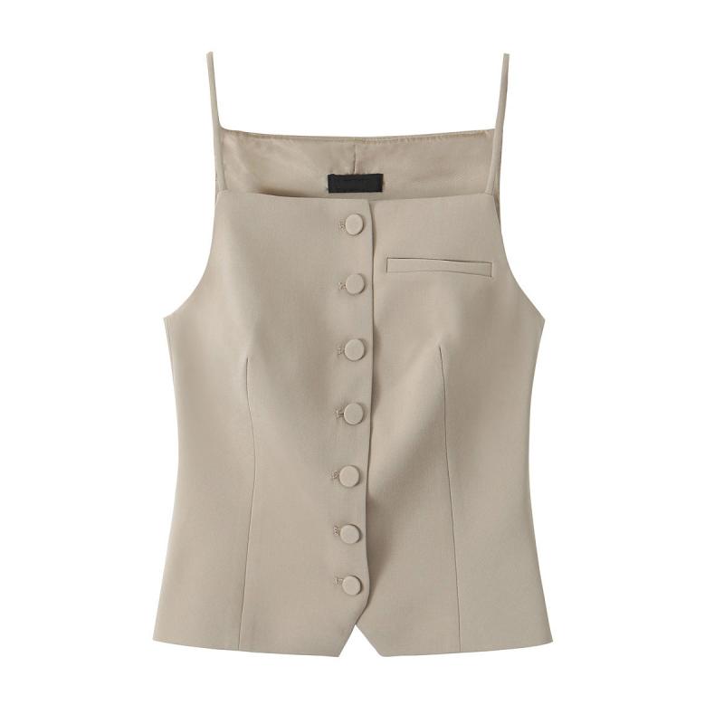 Check wool-blend suit vest | Womens Vests Clothing Vests