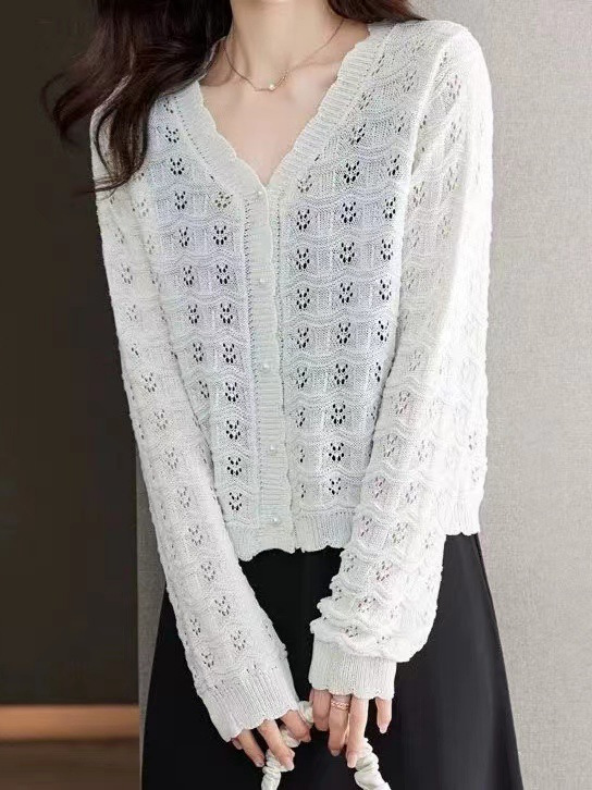 Crochet knitted cardigan | Womens Sweaters & Cardigans Clothing Sweaters & Cardigans