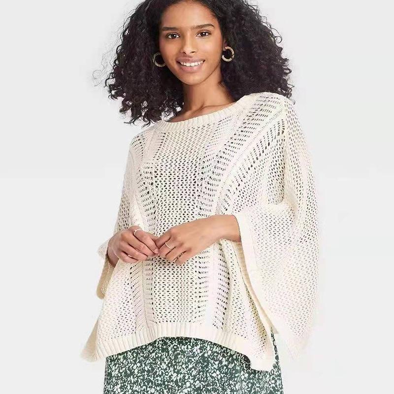 Crochet lurex cape | Womens Sweaters & Cardigans Clothing Sweaters & Cardigans