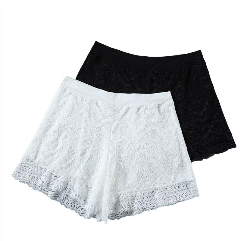 Crochet straight-fit shorts | Womens Shorts Clothing Shorts