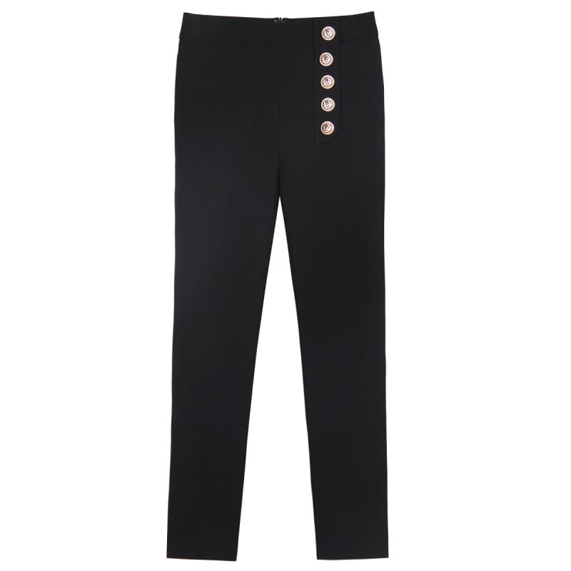 Cropped button pants | Womens Trousers Clothing Trousers