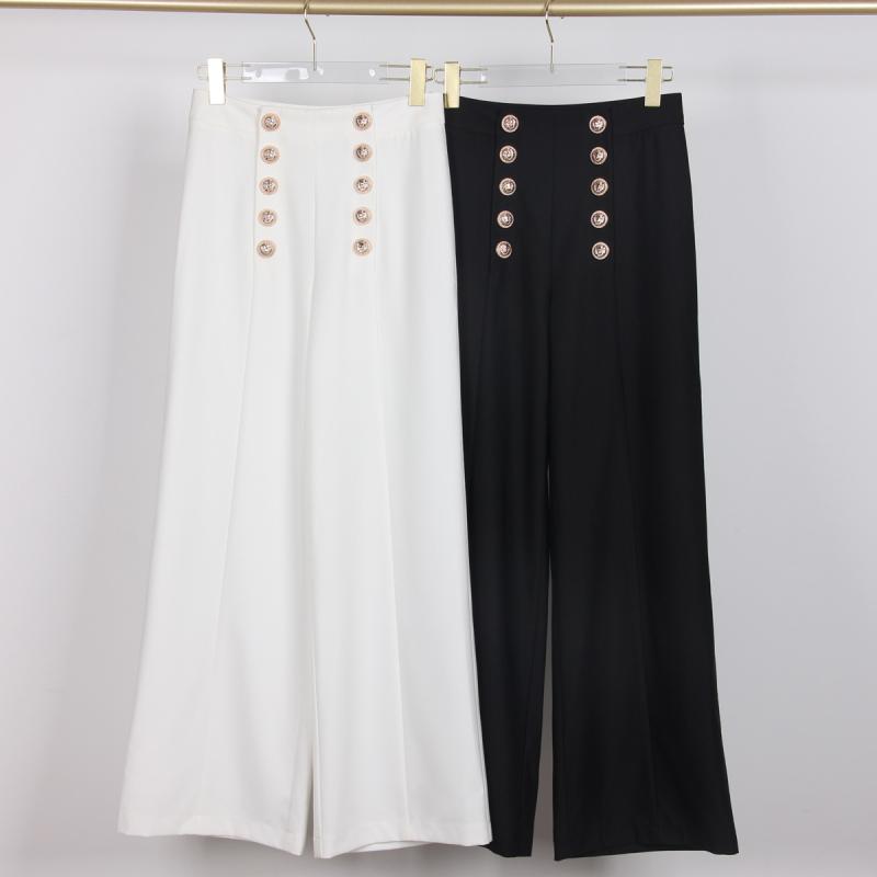 Cropped button pants | Womens Trousers Clothing Trousers