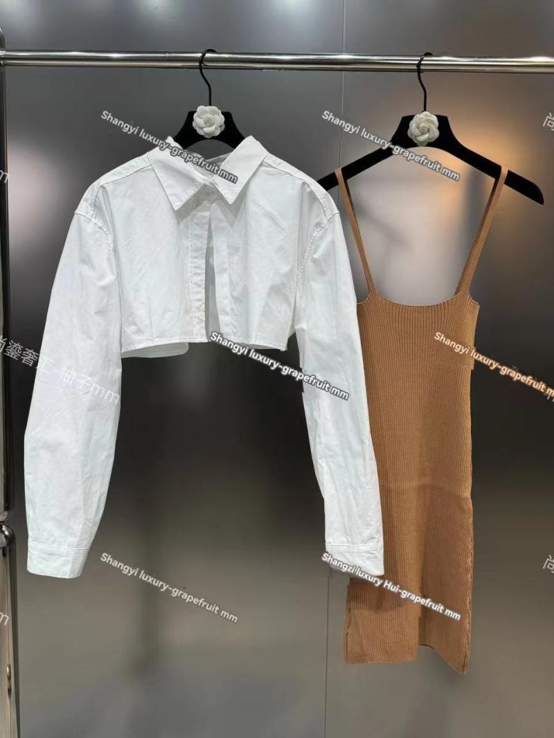 Cropped cotton shirt | Womens Shirts & Blouses Clothing Shirts & Blouses