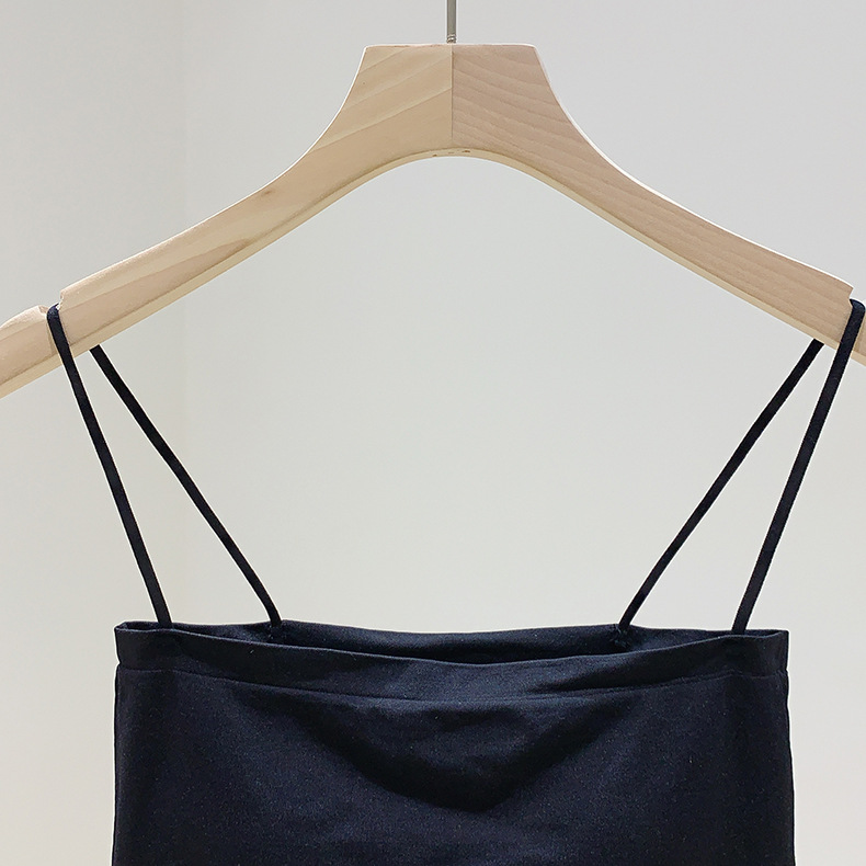 Cropped top with thin straps | Womens Tops Clothing Tops