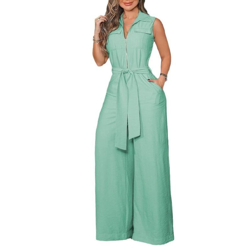 Denim jumpsuit with belt | Womens Dresses & Jumpsuits Clothing Dresses & Jumpsuits