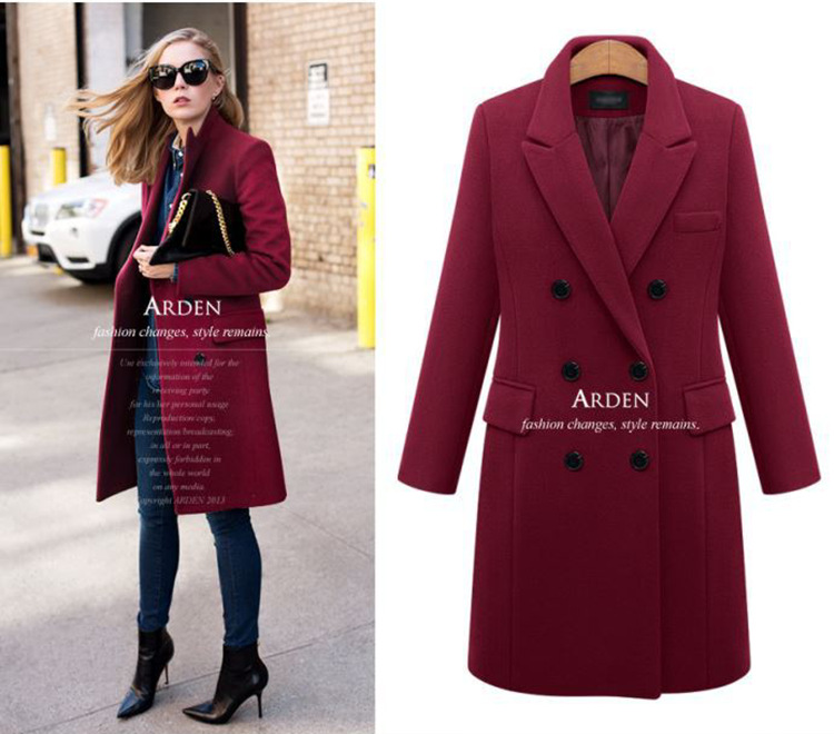 Double-breasted wool coat | Womens Coats Clothing Coats