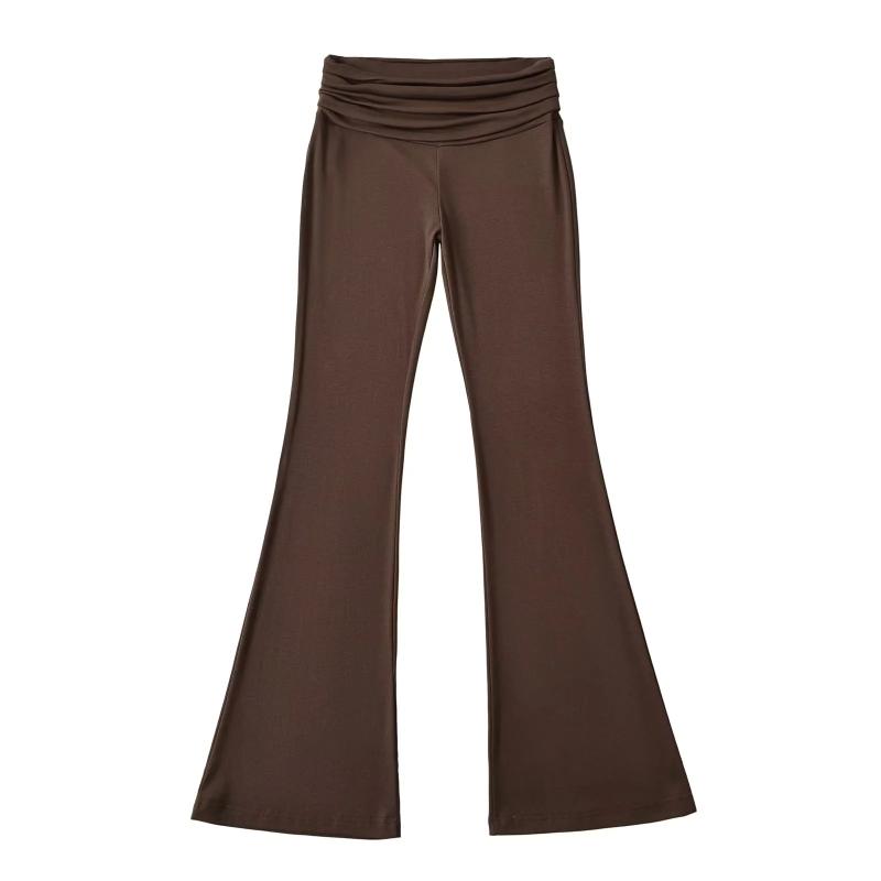 Draped turn-up pants | Womens Trousers Clothing Trousers