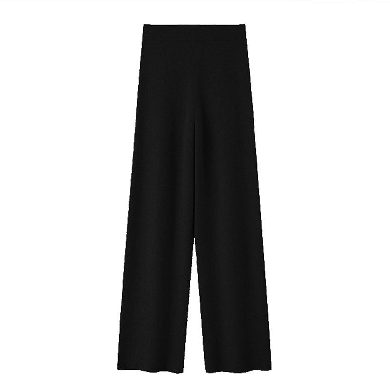 Fine-knit wideleg pants | Womens Trousers Clothing Trousers