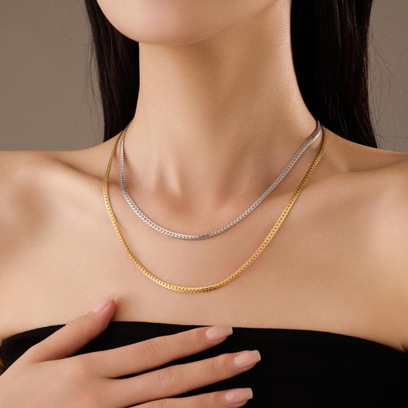 Flat chain necklace | Womens Necklaces Jewellery Necklaces