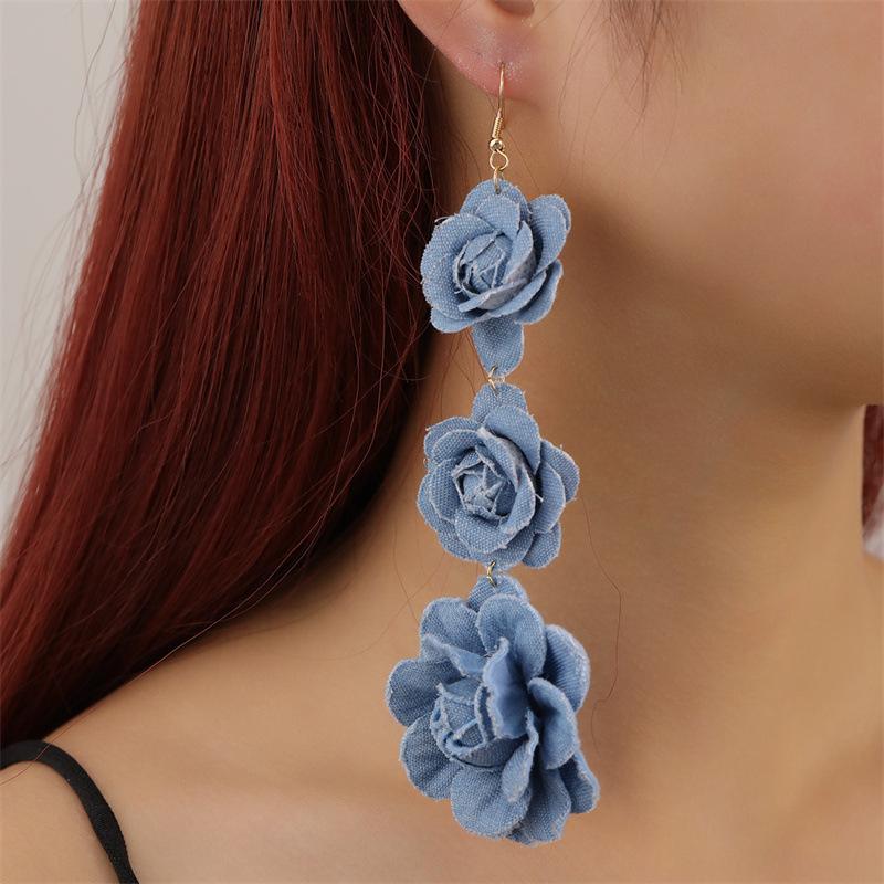 Flower pendant earrings | Womens Earrings Earrings Earrings