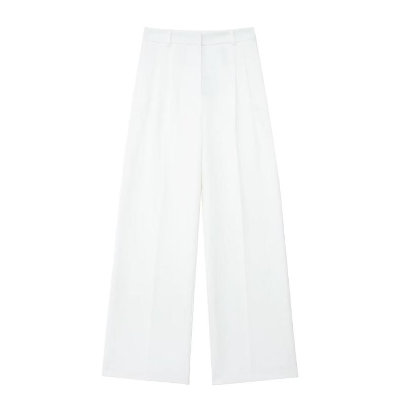 Flowy straight-fit pants | Womens Trousers Clothing Trousers