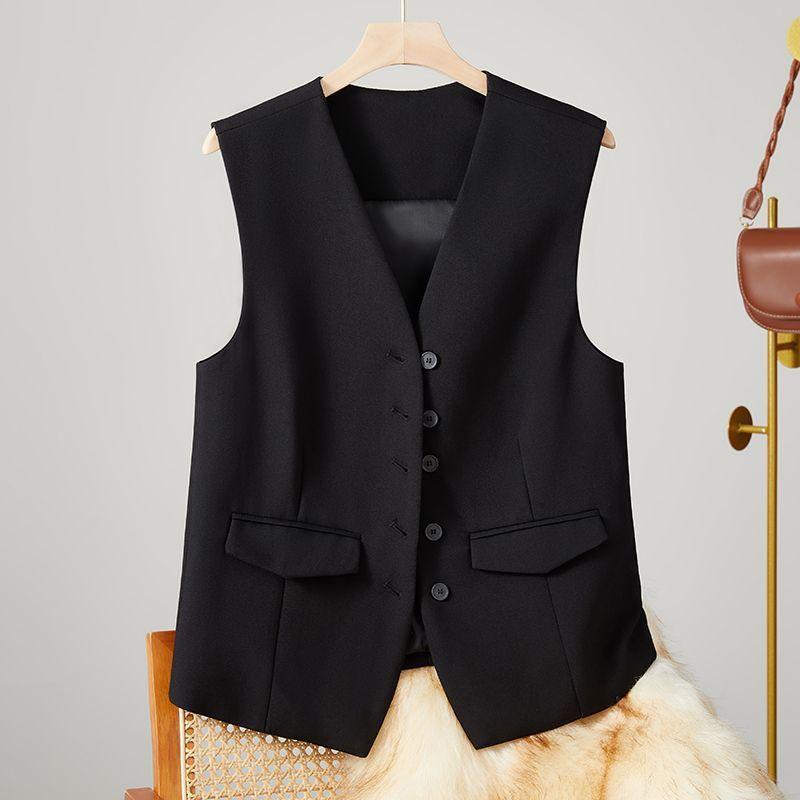 Halter-neck vest with buttons | Womens Vests Clothing Jackets