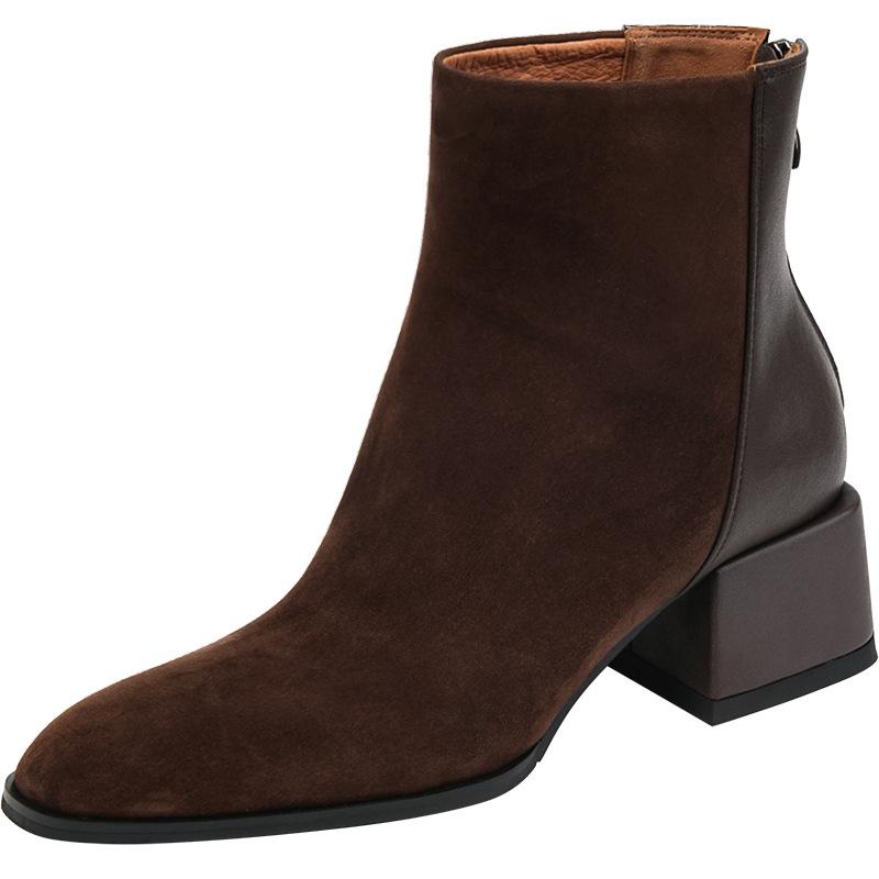 Heel suede ankle boot | Womens Boots & Ankle Boots Boots & Ankle Boots Boots & Ankle Boots