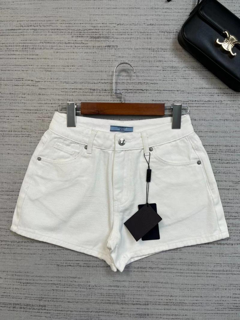 High-rise denim shorts | Womens Shorts Clothing Shorts