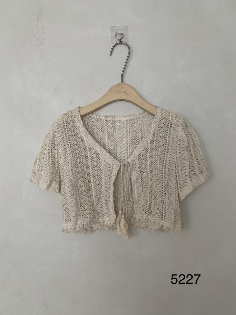 Knitted cardigan with bow | Womens Tops Clothing Tops