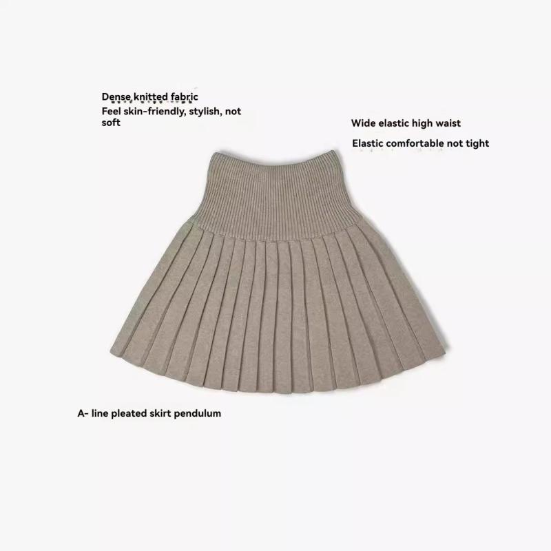 Knitted panel skirt | Womens Skirts Clothing Skirts