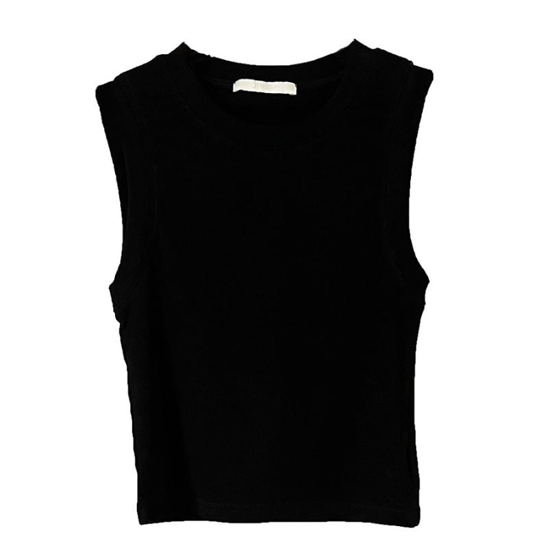 Knitted top with wide straps | Womens Tops Clothing Tops