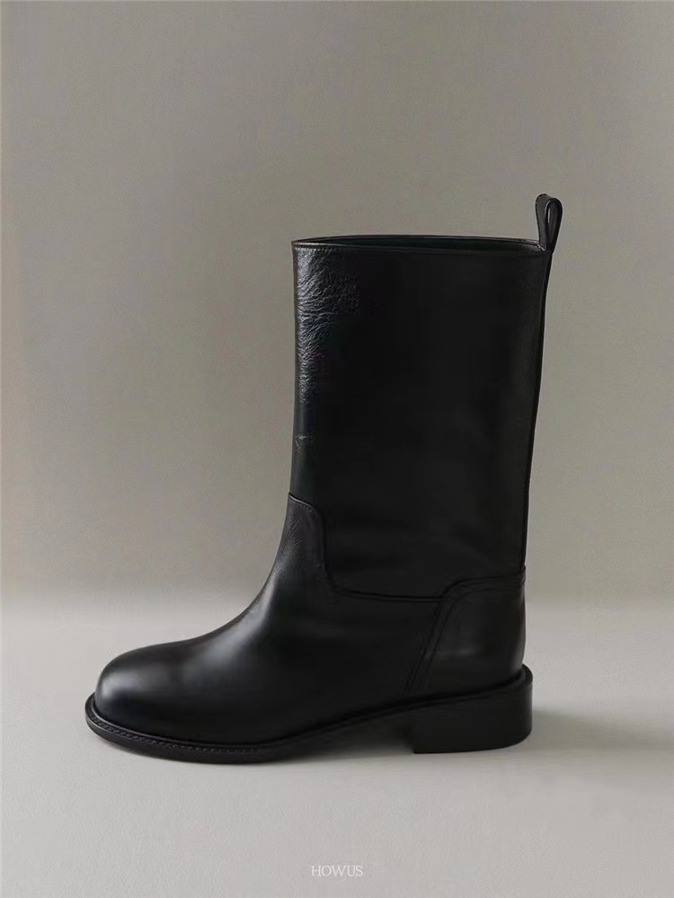 Leather high-leg boots | Womens Boots & Ankle Boots Boots & Ankle Boots Boots & Ankle Boots