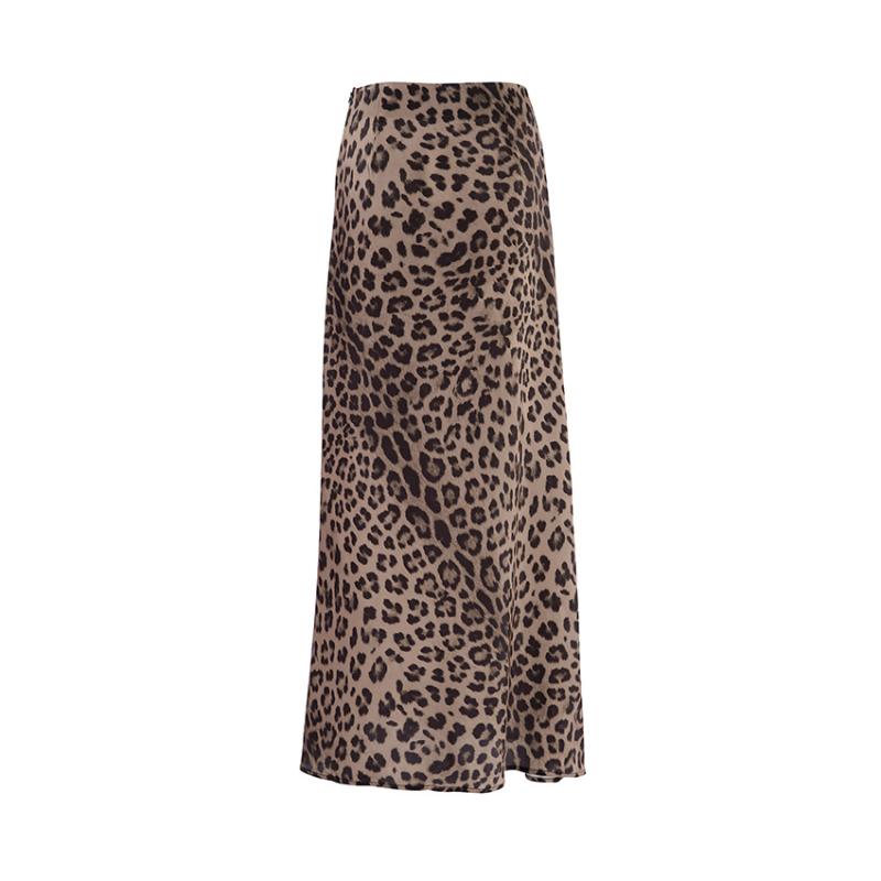 Leopard-print gathered skirt | Womens Skirts Clothing Skirts