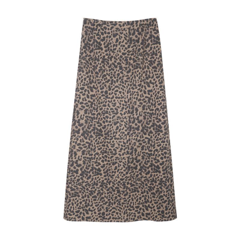 Leopard-print satin skirt | Womens Skirts Clothing Skirts