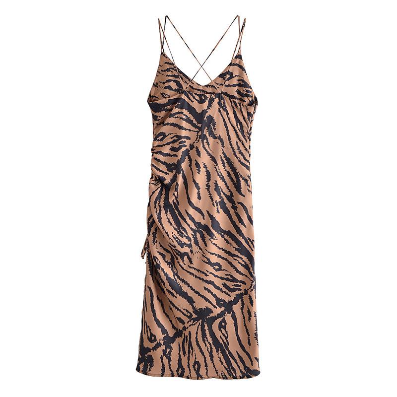 Long animal-print dress | Womens Dresses & Jumpsuits Clothing Dresses & Jumpsuits