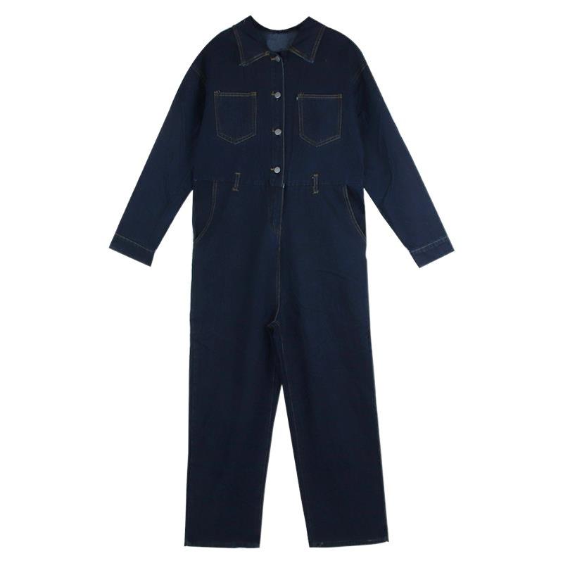 Long denim jumpsuit | Womens Dresses & Jumpsuits Clothing Dresses & Jumpsuits