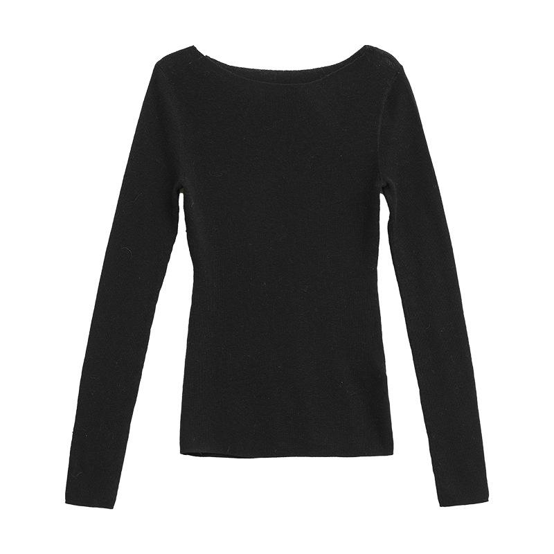 Long-sleeved knitted t-shirt | Womens T-Shirts Clothing T-Shirts