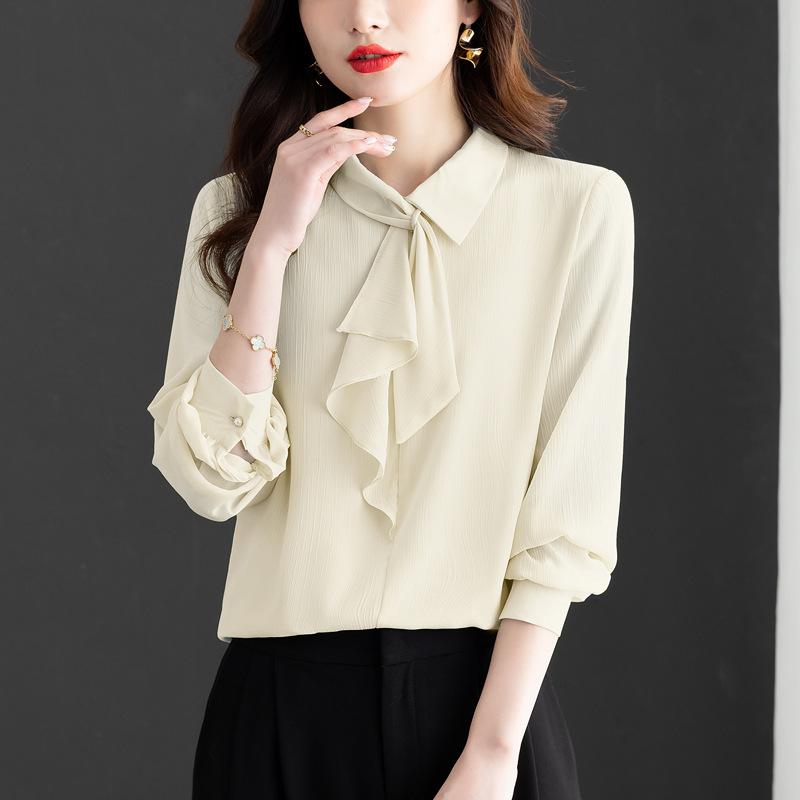 Lyocell shirt with ruffles | Womens Shirts & Blouses Clothing Shirts & Blouses