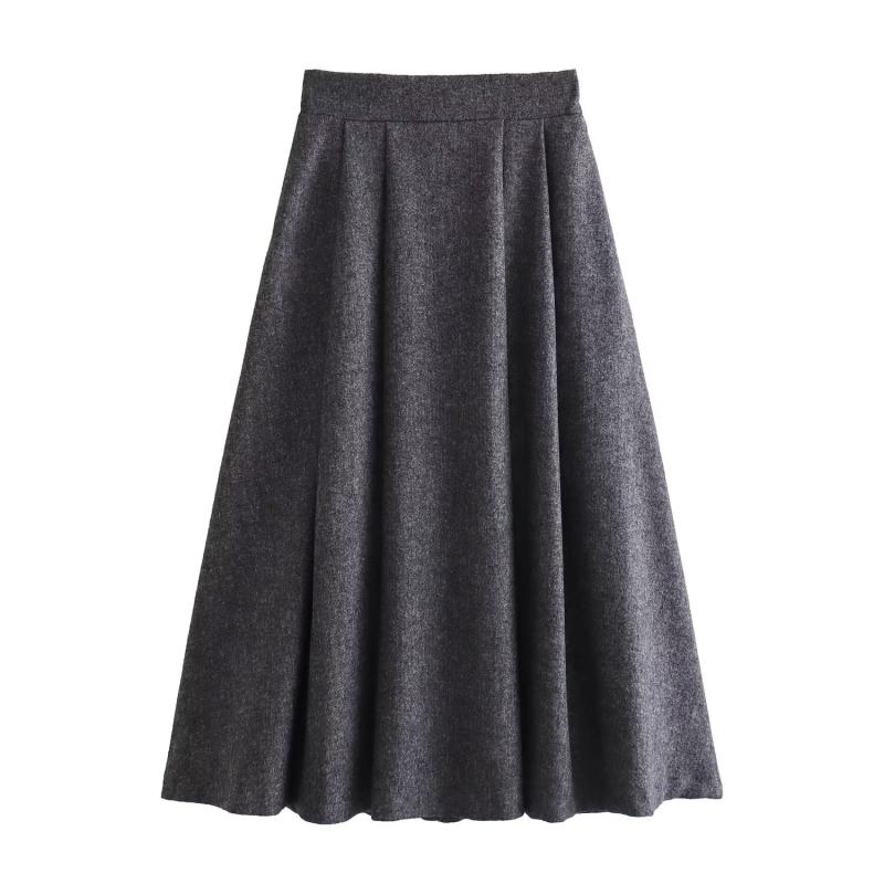 Marbled wool pleated skirt | Womens Skirts Clothing Skirts