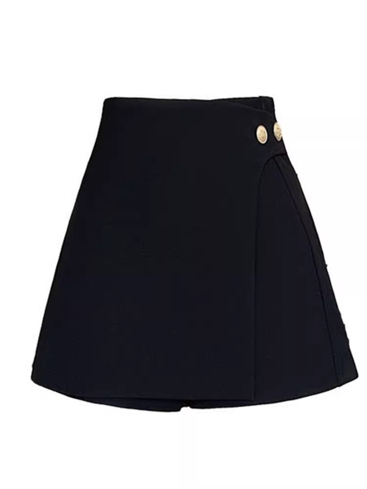 Mini-skirt with decorative buttons | Womens Skirts Clothing Skirts