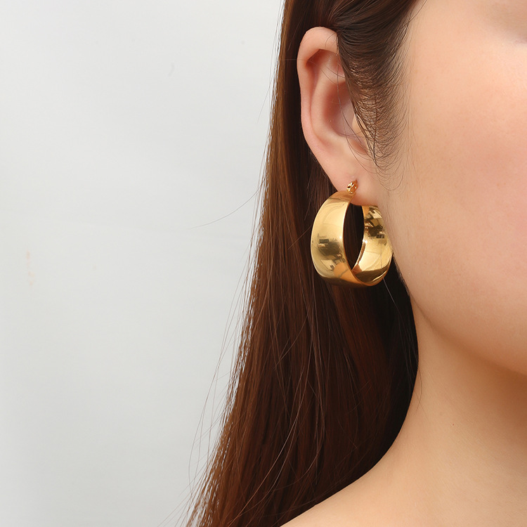 Oval hoop earrings | Womens Earrings Earrings Earrings