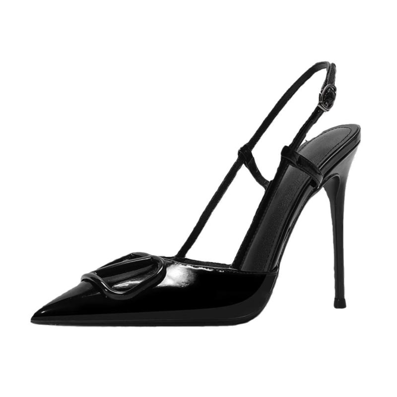 Patent leather slingback-heeled shoes | Womens Heeled Shoes Heeled Shoes Heeled Shoes