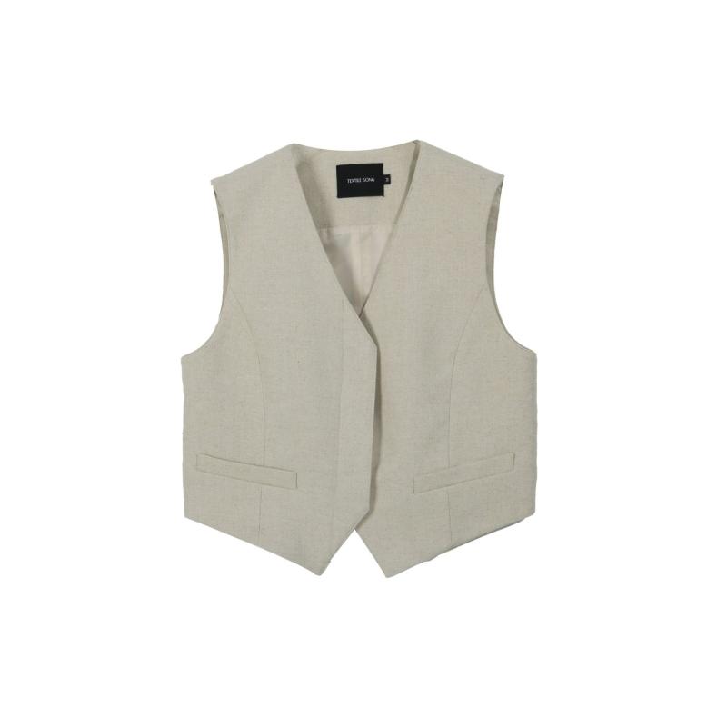 Pinstriped suit vest | Womens Vests Clothing Vests