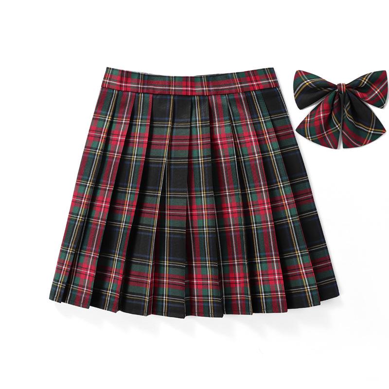 Pleated check skirt | Womens Skirts Clothing Skirts