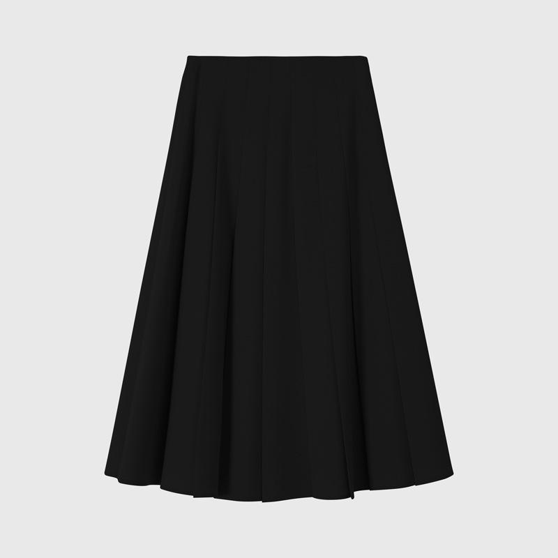 Pleated midi-skirt | Womens Skirts Clothing Skirts