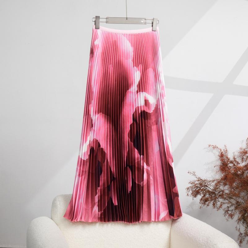 Printed pleated skirt | Womens Skirts Clothing Skirts