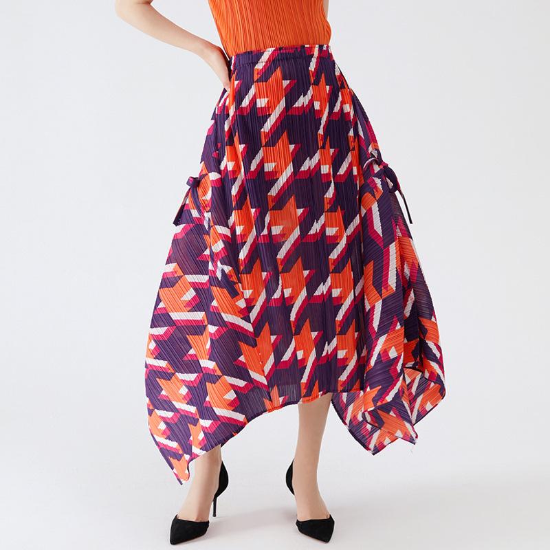 Printed pleated skirt | Womens Skirts Clothing Skirts