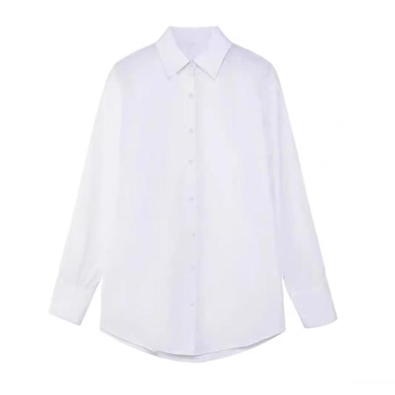 Regular cotton lyocell-blend shirt | Womens Shirts & Blouses Clothing Shirts & Blouses